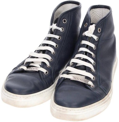 Gucci Kulit Tinggi 'Biru Tua' 423300-A9L00-4009 Order Gucci Kulit Tinggi 'Biru Tua' 423300-A9L00-4009