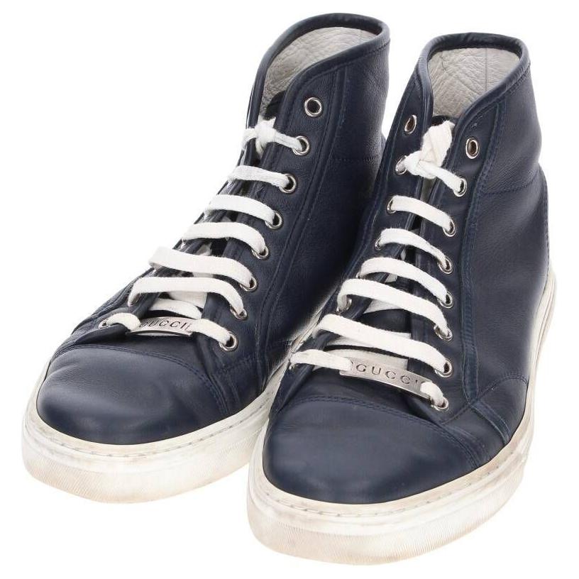 Order グッチ レザー ハイ「ダークブルー」 423300-A9L00-4009