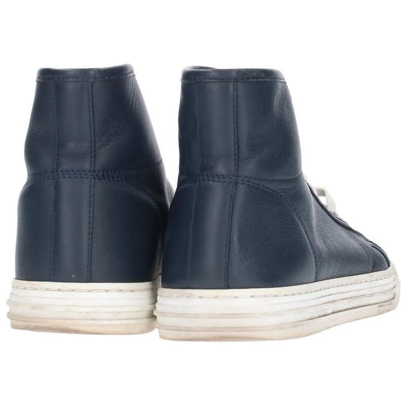 Shop グッチ レザー ハイ「ダークブルー」 423300-A9L00-4009