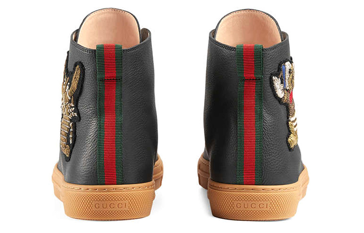 Shop Gucci Pelle Alta ''Donald Duck'' Sneakers 459280-BXOA0-1060