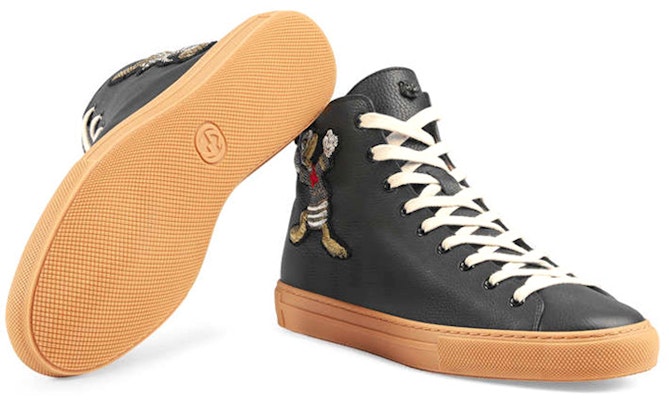 Gucci Leather High 'Donald Duck' 459280-BXOA0-1060 Purchase Gucci Leather High 'Donald Duck' 459280-BXOA0-1060