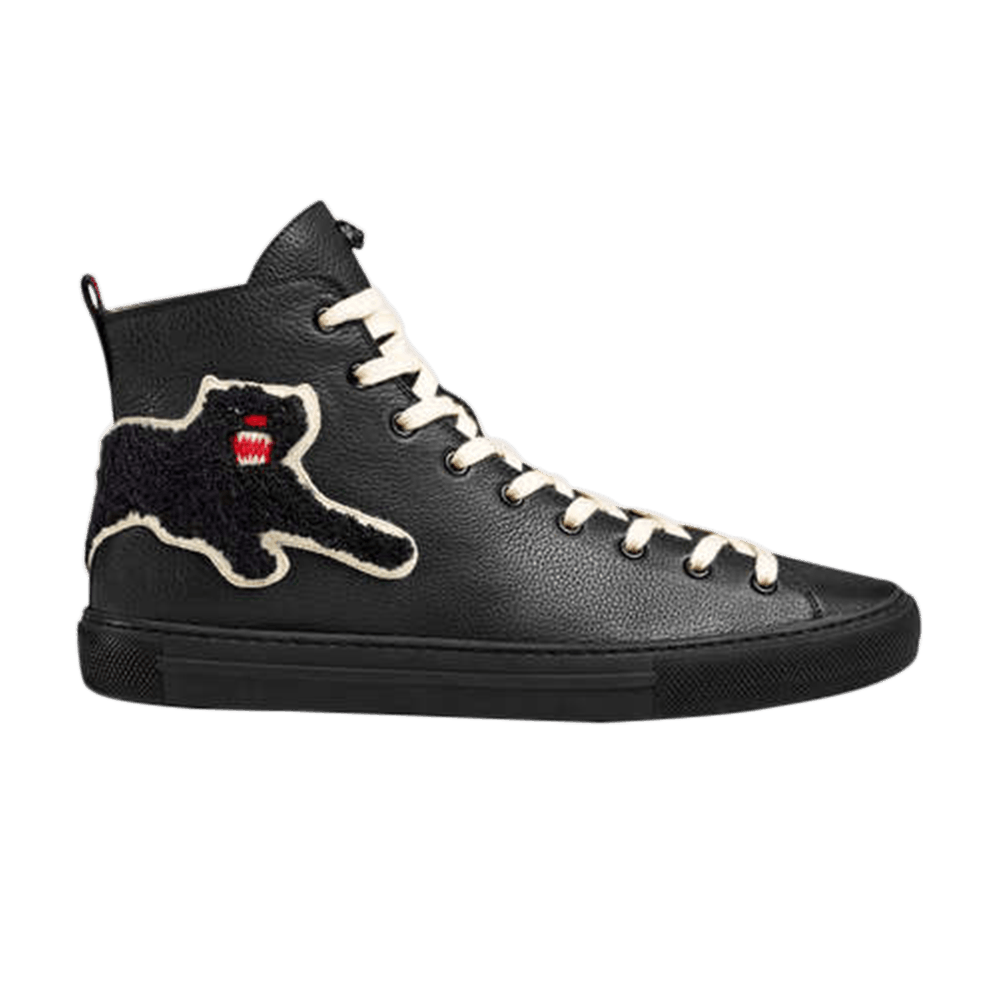 Buy Gucci 皮革高筒‘豹’456216-BXOA0-1066