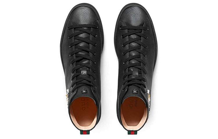 Purchase Gucci Leder High ''Tiger'' Sneakers 451621-BXOA0-1060
