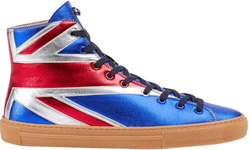 구찌 유니언 잭 가죽 하이탑 (Gucci Union Jack Leather High-top) 452353-B8B80-4280 Buy 구찌 유니언 잭 가죽 하이탑 (Gucci Union Jack Leather High-top) 452353-B8B80-4280