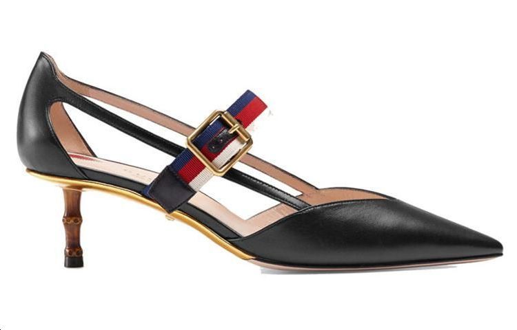 Order Gucci Leather High Heel 'Fashion Buckle' 460114-CQXS0-1183