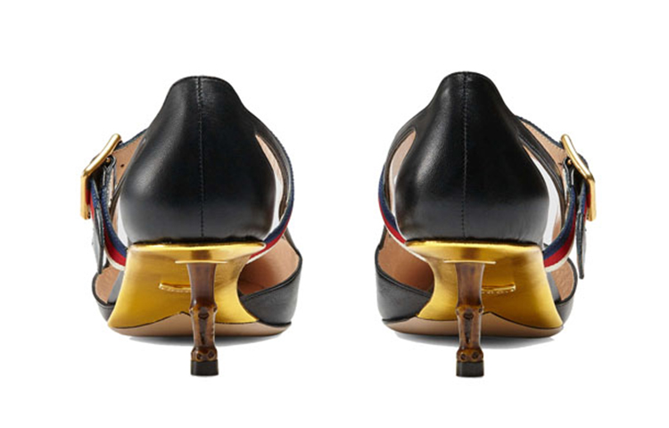 Purchase Gucci Leather High Heel 'Fashion Buckle' 460114-CQXS0-1183
