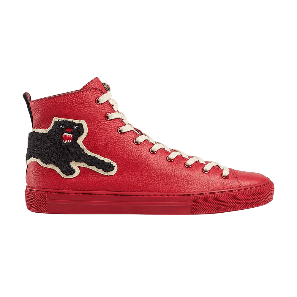 Gucci Leather High Top 'Panther' 12416286