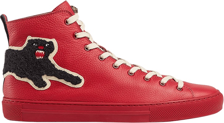 Gucci Leather High Top 'Panther' 12416286 Buy Gucci Leather High Top 'Panther' 12416286