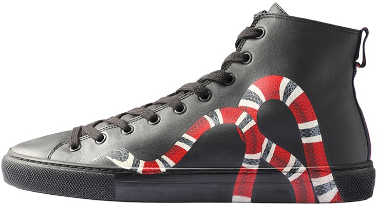 Gucci Leather High Top 'Snake' 473770-AYOV0-1061 Buy Gucci Leather High Top 'Snake' 473770-AYOV0-1061