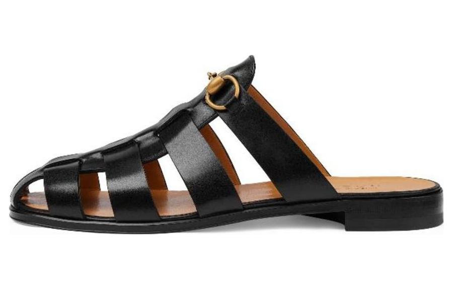 Gucci Leather Horsebit Loafer 'Black' 693194-UCR00-1000