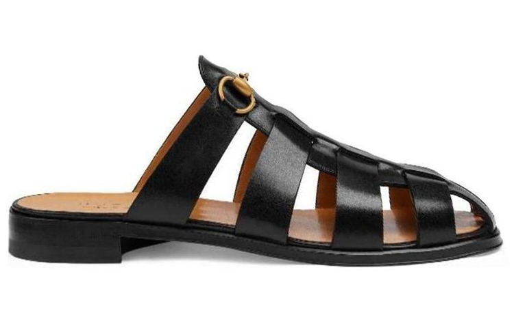 Order 古驰黑色马衔扣皮鞋 693194-UCR00-1000