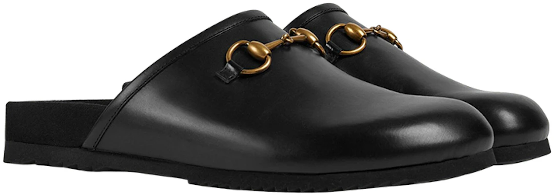 Sandal Kulit Gucci Horsebit 'Hitam' 693279-1W600-1000 Lookbook Sandal Kulit Gucci Horsebit 'Hitam' 693279-1W600-1000