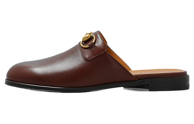 Gucci Leather Horsebit Sandal 'Brown' 723654-1W600-2248