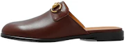 Buy Gucci Leather Horsebit Sandal 'Brown' 723654-1W600-2248