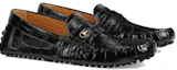 Order Mocassini in Pelle Gucci ''Neri'' 752621-EAAKW-1000
