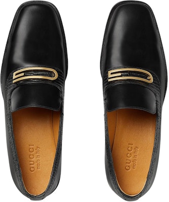 Gucci Loafer Kulit 'Black Fashion' 750304-AACBM-1000 Shop Gucci Loafer Kulit 'Black Fashion' 750304-AACBM-1000
