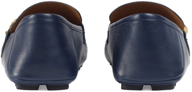 GUCCI古馳 雙G系列 牛皮 条纹织带 樂福鞋 男款 藍色 Details for GUCCI古馳 雙G系列 牛皮 条纹织带 樂福鞋 男款 藍色