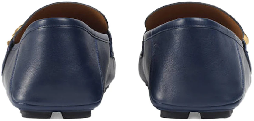 GUCCI古馳 雙G系列 牛皮 条纹织带 樂福鞋 男款 藍色 Details for GUCCI古馳 雙G系列 牛皮 条纹织带 樂福鞋 男款 藍色