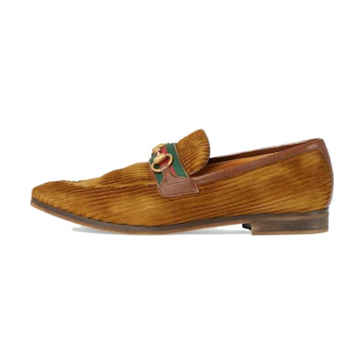 Gucci Leather Loafers 'Brown'
