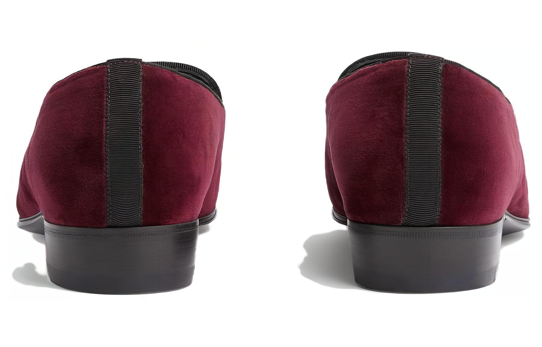 Shop Mocasines de Cuero Gucci 'Burdeos' 771086-FACL8-6143