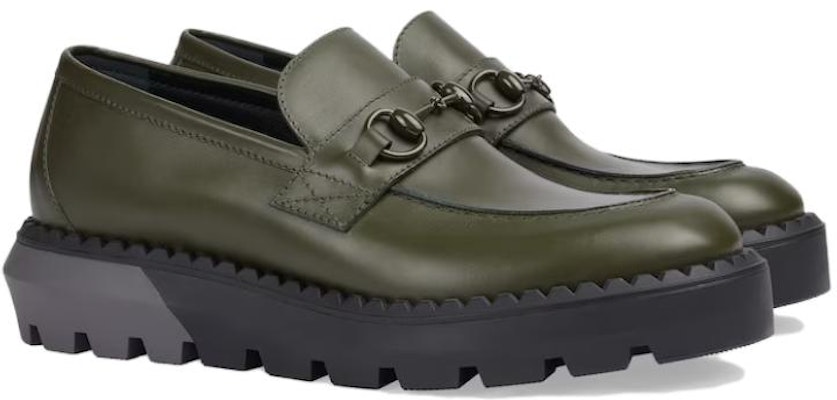 Gucci Sepatu Loafer Kulit 'Green Comfort' 758593-AAAZG-3346 Lookbook Gucci Sepatu Loafer Kulit 'Green Comfort' 758593-AAAZG-3346