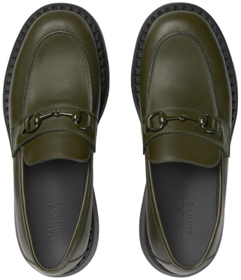 Gucci Sepatu Loafer Kulit 'Green Comfort' 758593-AAAZG-3346 Shop Gucci Sepatu Loafer Kulit 'Green Comfort' 758593-AAAZG-3346
