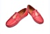 Kasut Gucci Kulit Loafer Corak Lebah 'Merah' 497117-BTRR0-6473