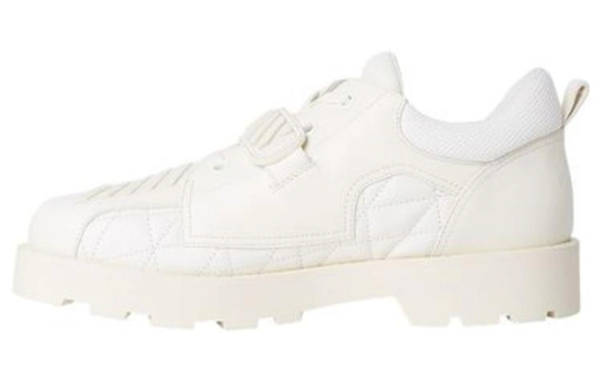 Gucci Leather Low-Top Sneaker 'Fashion Buckle - White'