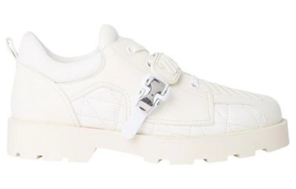 Gucci Leather Low-Top Sneaker 'Fashion Buckle - White'
