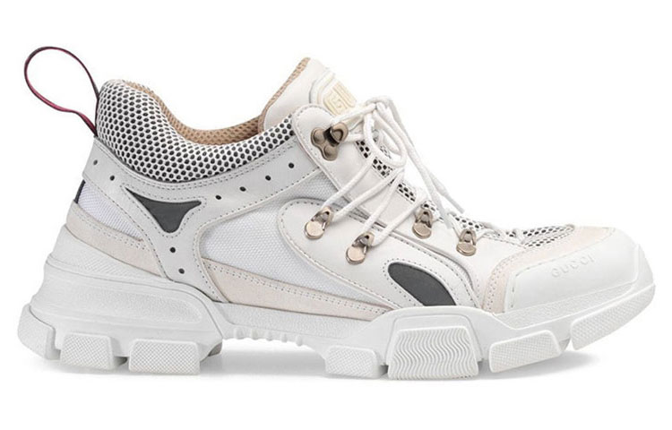 Order 古驰白色低帮皮革运动鞋 543162-GG280-9087