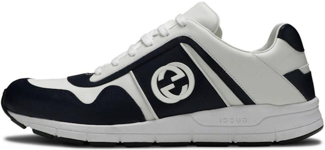 GUCCI古馳 雙G標誌 休閒 時尚板鞋 男款 黑白 Buy GUCCI古馳 雙G標誌 休閒 時尚板鞋 男款 黑白