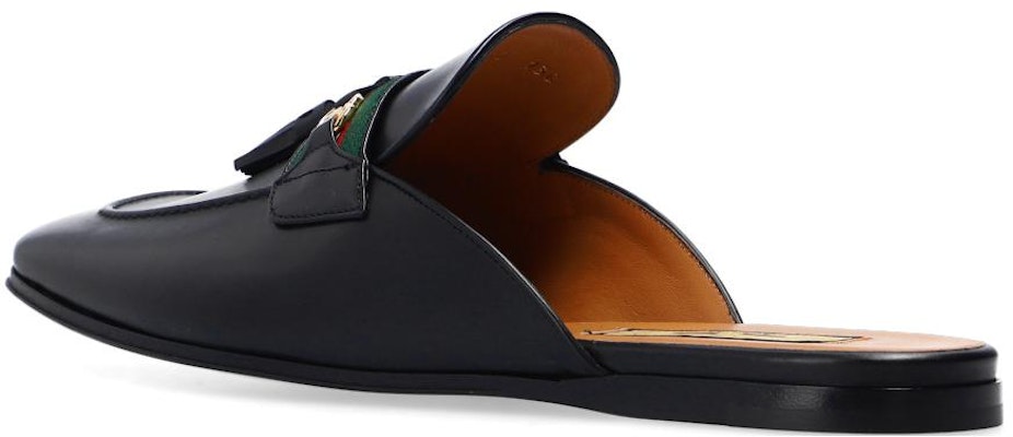 Gucci Kulit Mule Rata Kepala Terbuka 'Black Ribbon' 655580-1W610-1066 Purchase Gucci Kulit Mule Rata Kepala Terbuka 'Black Ribbon' 655580-1W610-1066