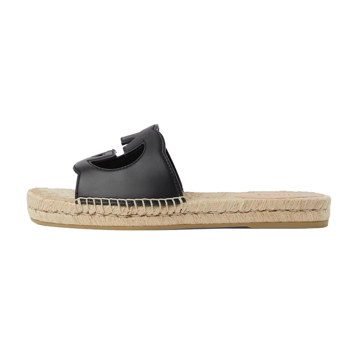 GUCCI|SANDALS (725260 US000 1000) Buy Gucci Interlocking G Cut Slide Sandal Black 725260-US000