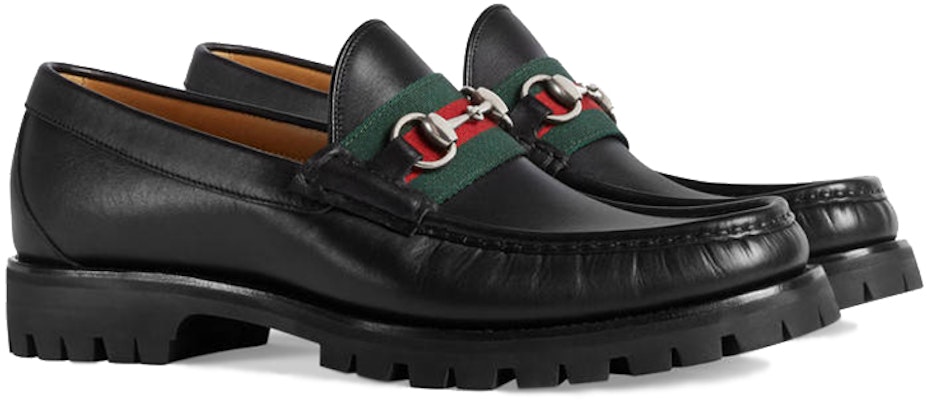 Gucci Leather Platform Loafer with Horsebit 'Black' 496246-ARPA0-1098 Lookbook Gucci Leather Platform Loafer with Horsebit 'Black' 496246-ARPA0-1098