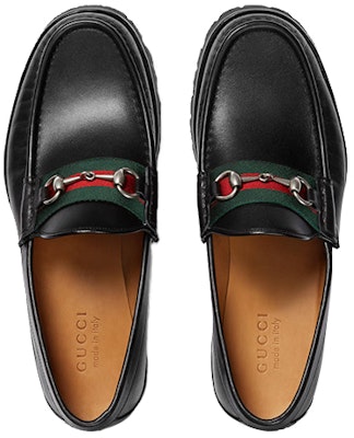 Gucci Leather Platform Loafer with Horsebit 'Black' 496246-ARPA0-1098 Shop Gucci Leather Platform Loafer with Horsebit 'Black' 496246-ARPA0-1098
