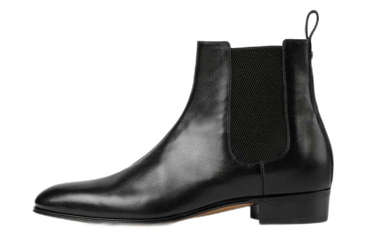 Gucci Leather Pointed Toe Ankle Boots 'Black' 624661-CDZK0-1000