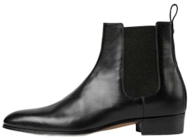 Gucci Leather Pointed Toe Ankle Boots 'Black' 624661-CDZK0-1000 Gucci Leather Pointed Toe Ankle Boots 'Black' 624661-CDZK0-1000