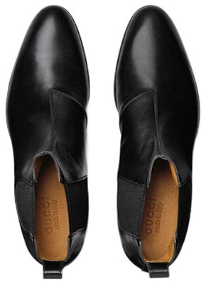 Gucci Leather Pointed Toe Ankle Boots 'Black' 624661-CDZK0-1000 Order Gucci Leather Pointed Toe Ankle Boots 'Black' 624661-CDZK0-1000