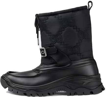 Gucci Leather Round Toe Comfort Ankle Boots 'Black' 758814-AACRY-1000 Buy Gucci Leather Round Toe Comfort Ankle Boots 'Black' 758814-AACRY-1000