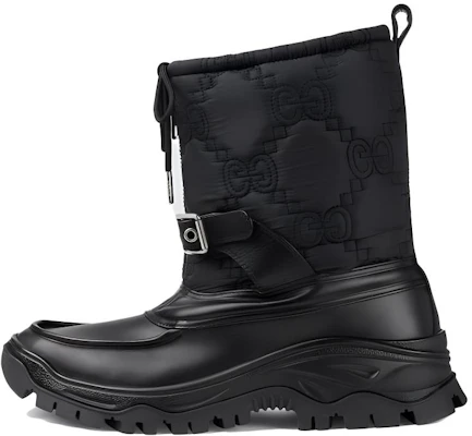 Gucci Leather Round Toe Comfort Ankle Boots 'Black' 758814-AACRY-1000 Buy Gucci Leather Round Toe Comfort Ankle Boots 'Black' 758814-AACRY-1000