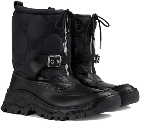 Gucci Leather Round Toe Comfort Ankle Boots 'Black' 758814-AACRY-1000 Lookbook Gucci Leather Round Toe Comfort Ankle Boots 'Black' 758814-AACRY-1000