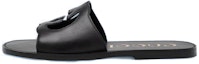 Buy Gucci Kulit Hujung Bulat Slip-On 'Fashion Slide Hitam' 693278-US000-1000