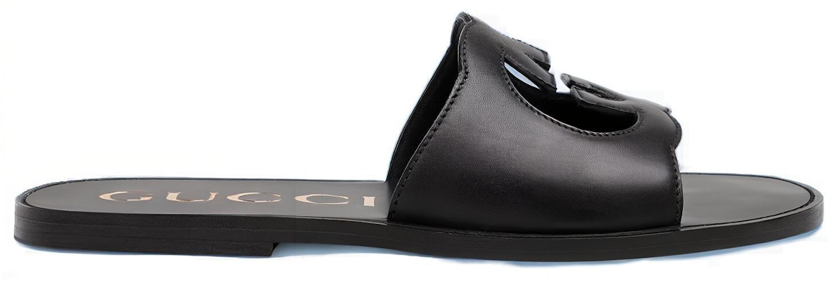 Gucci Leather Round Toe Slip-On 'Fashion Slide Black' 693278-US000-1000 Order Gucci Leather Round Toe Slip-On 'Fashion Slide Black' 693278-US000-1000