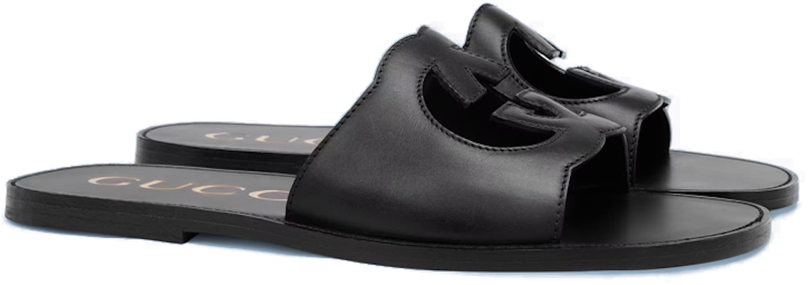 Gucci Leather Round Toe Slip-On 'Fashion Slide Black' 693278-US000-1000 Lookbook Gucci Leather Round Toe Slip-On 'Fashion Slide Black' 693278-US000-1000