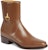 Gucci Leather Round-Toe Slip-On Boots 'Brown' 750320-AFE00-2361