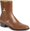 Order Gucci Leather Round-Toe Slip-On Boots 'Brown' 750320-AFE00-2361