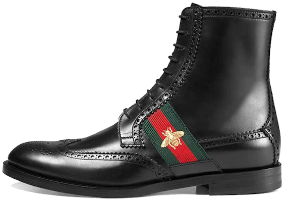Gucci Sepatu Bot Pendek Kulit 'Black Fashion' 411767-DKG20-1060 Buy Gucci Sepatu Bot Pendek Kulit 'Black Fashion' 411767-DKG20-1060