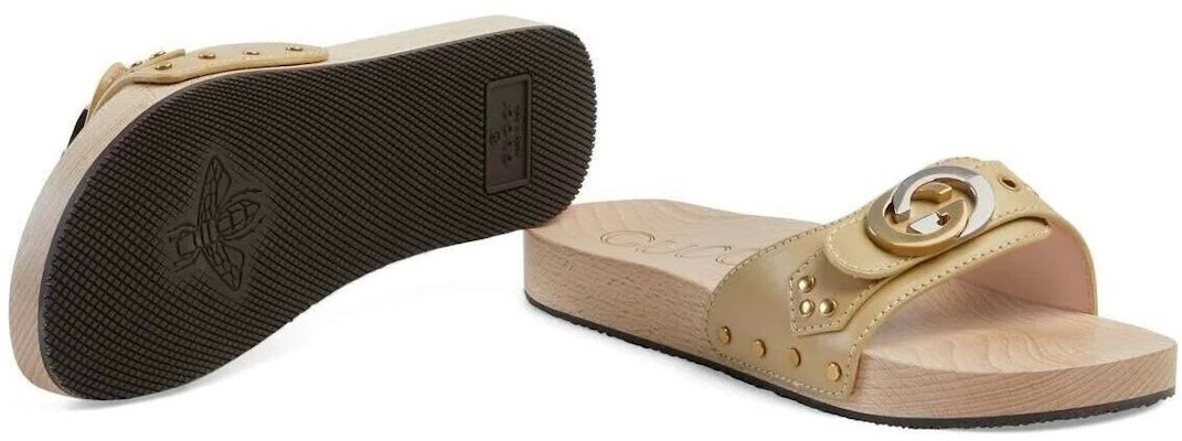 Gucci Leather Slide 'Beige Comfort' 574875-D6000-9327 Shop Gucci Leather Slide 'Beige Comfort' 574875-D6000-9327