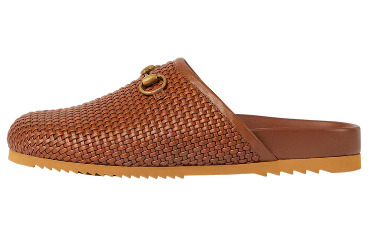 Gucci Leather Slide 'Brown Open-Toe' 746321-AACAX-2535