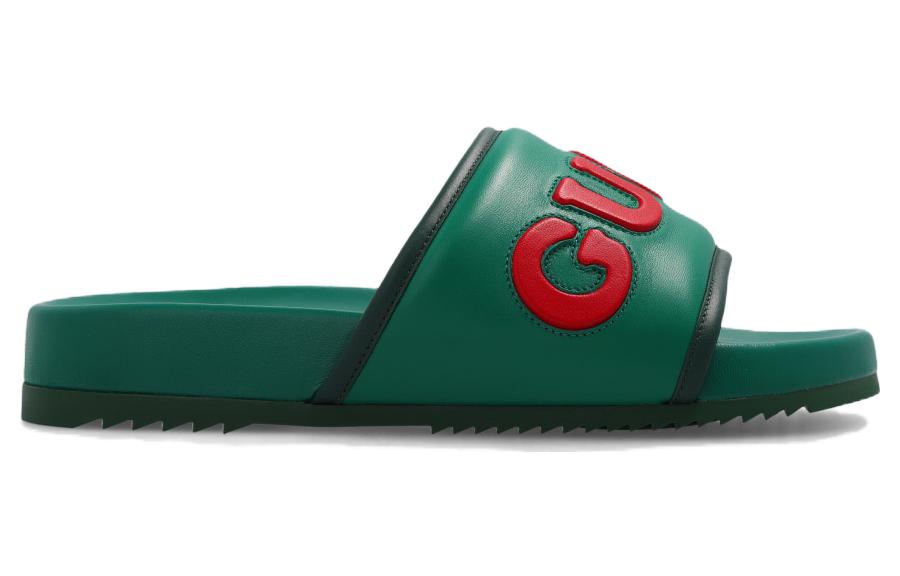 Order Gucci Sandalias Logo Verdes 742009-AABYM-3052